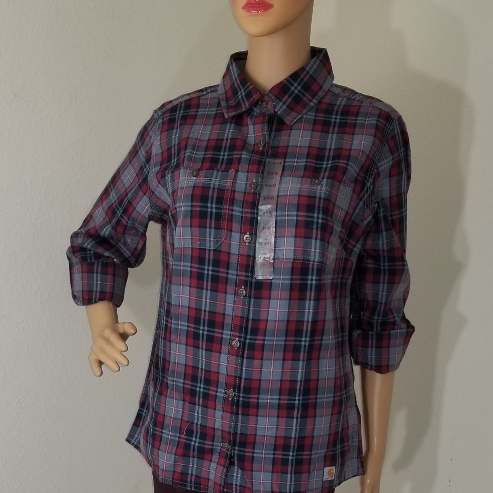 NWT Women's Carhartt Flannel Shirt
